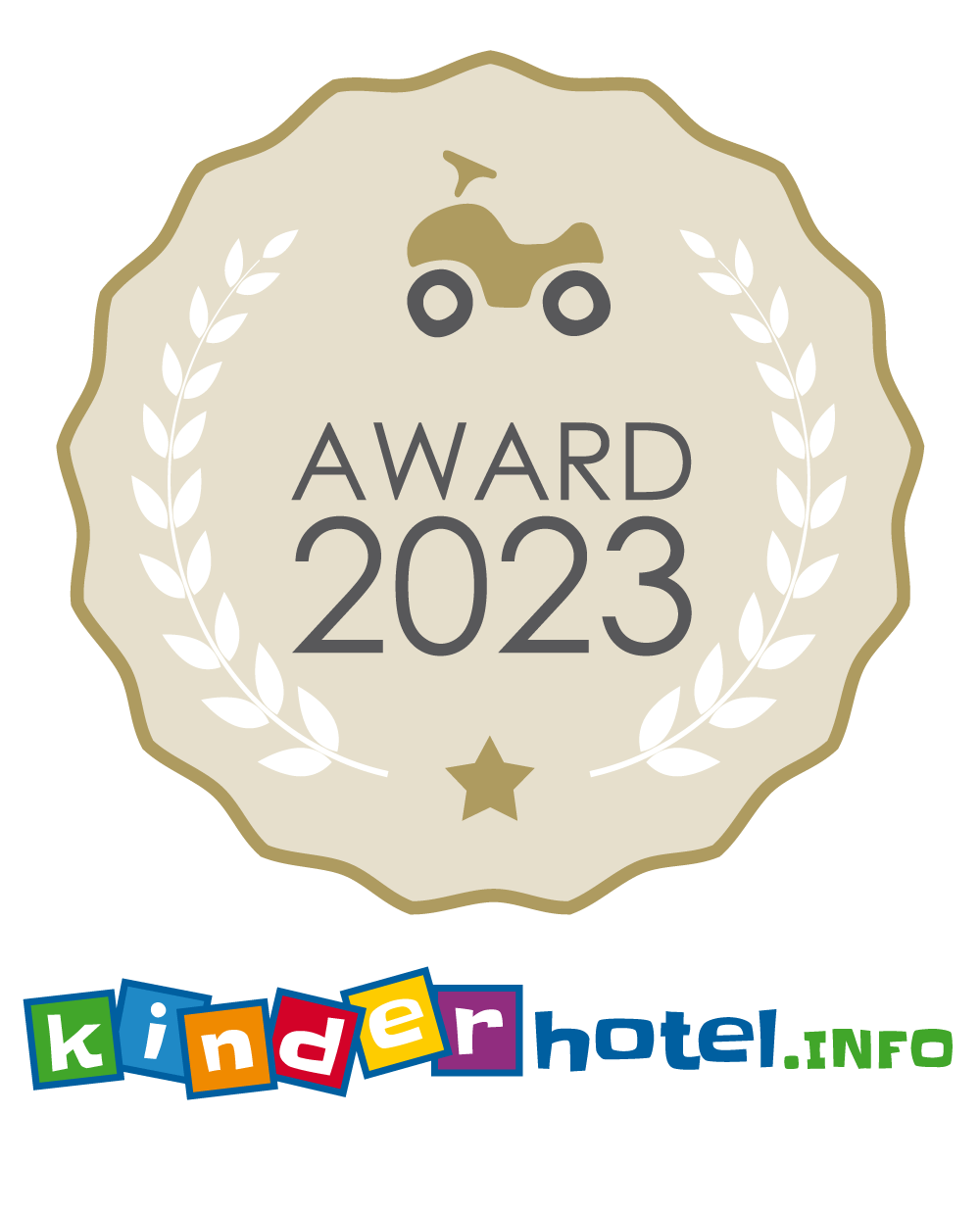 Award 2023 von kinderhotel.info